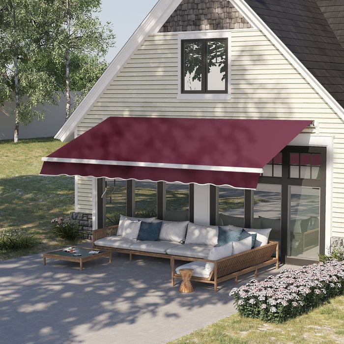 Awning Roller Sunshade , Retractable Roller Sunshade, Retractable Waterproof Pergola Installation