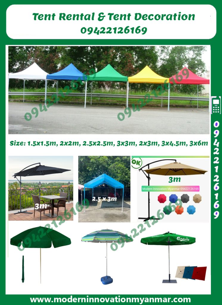 Tent Rental Yangon, Tent Rental Mandalay & Tent Sales Myanmar