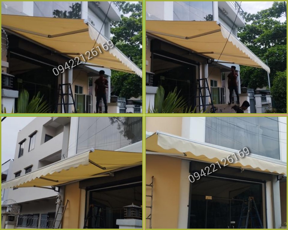 Retractable Roller Sunshade Installation, Retractable Roof, Awning Roller Sunshade Installation