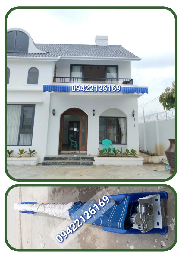 လိပ်သိမ်းဆန်းရှိတ် 15x9.9ft Retractable Awning Roller Sunshade